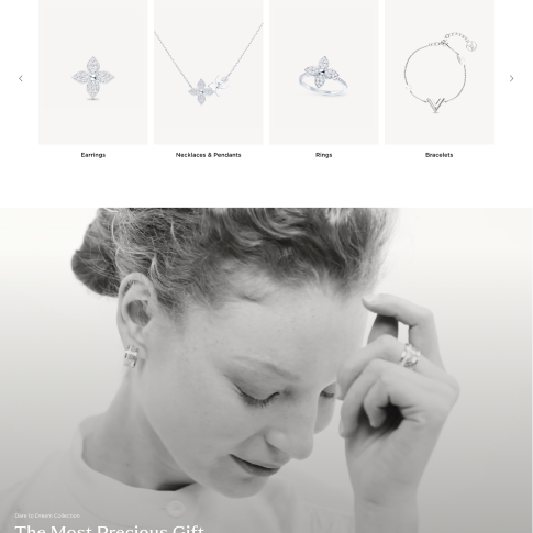 homepage-Luxury UI/UX Design for Birks.com